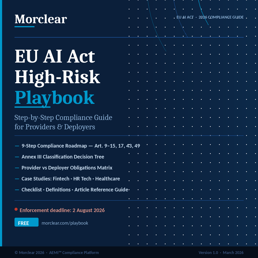 Morclear EU AI Act High-Risk Playbook