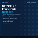 Morclear NIST2 Cybersecurity Framework Handbook  Controls, Maturity Scoring, Templates & Practical Adoption Guide