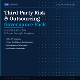 Morclear Third-Party Risk & Outsourcing Governance Pack – SLA, KPI, RAIC, CTTO & Vendor Oversight Templates