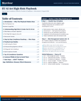 Morclear EU AI Act High-Risk Playbook